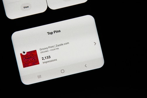 A screenshot of a successful blog post with Pinterest integration.