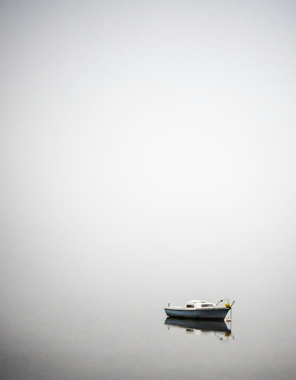 white and black boat on sea