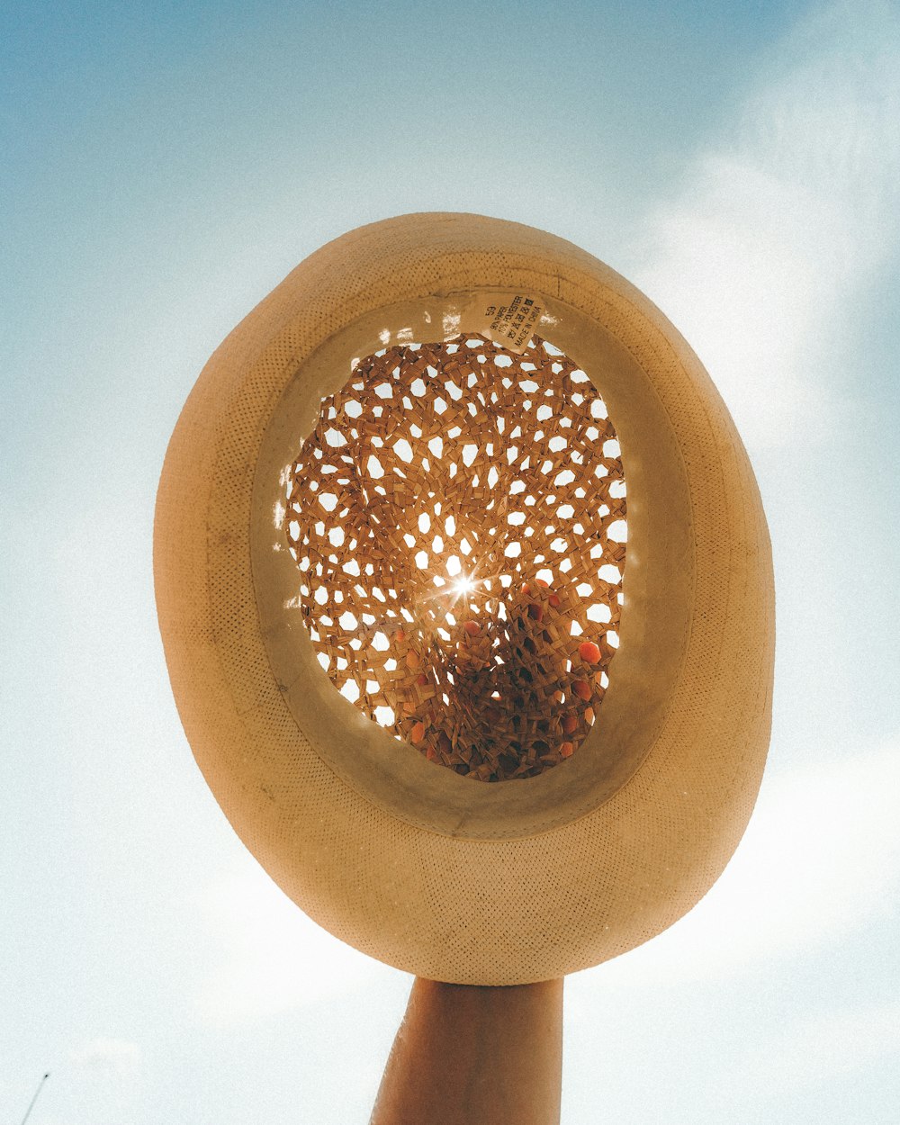 brown round bowl with silver beads