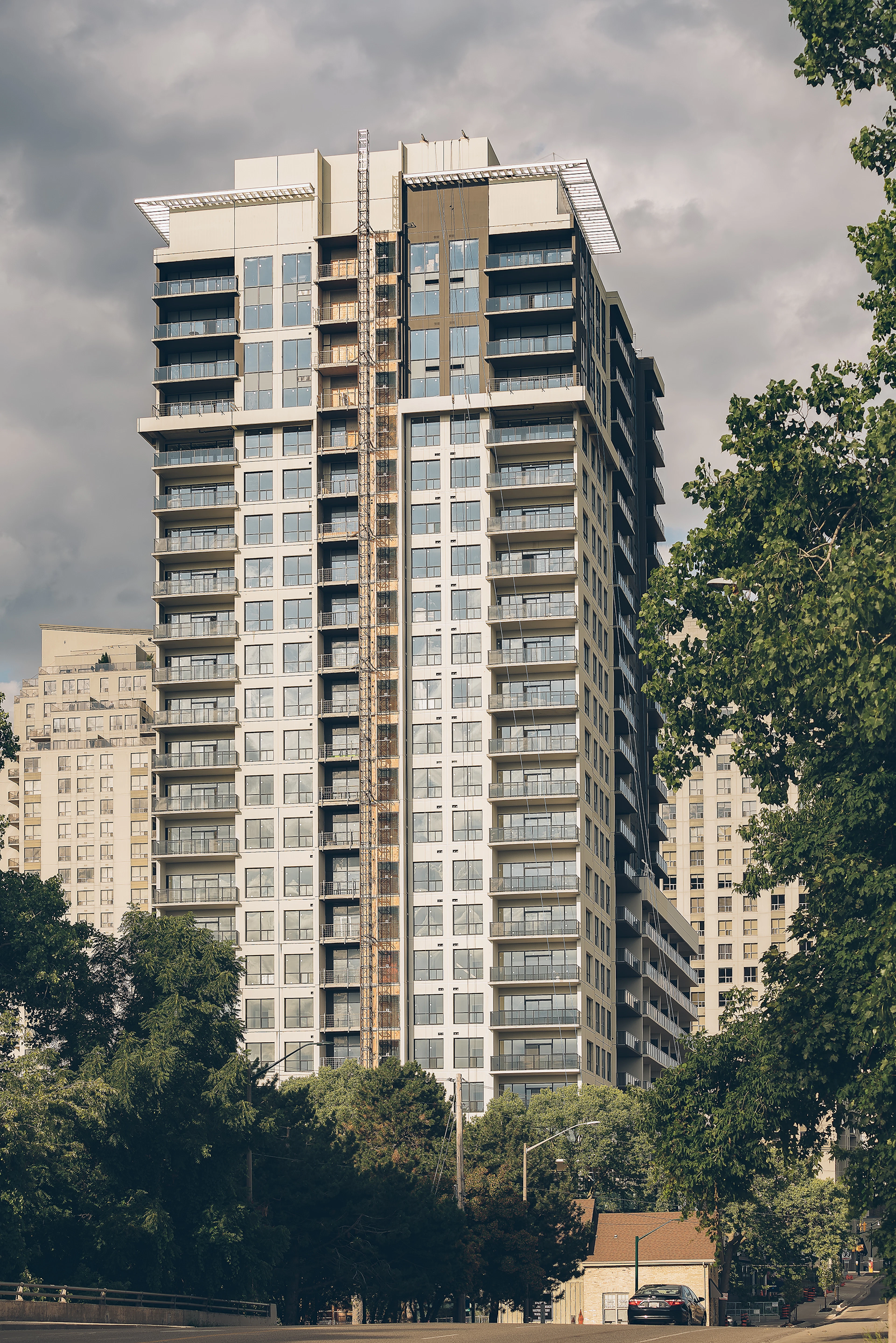 A modern block of flats