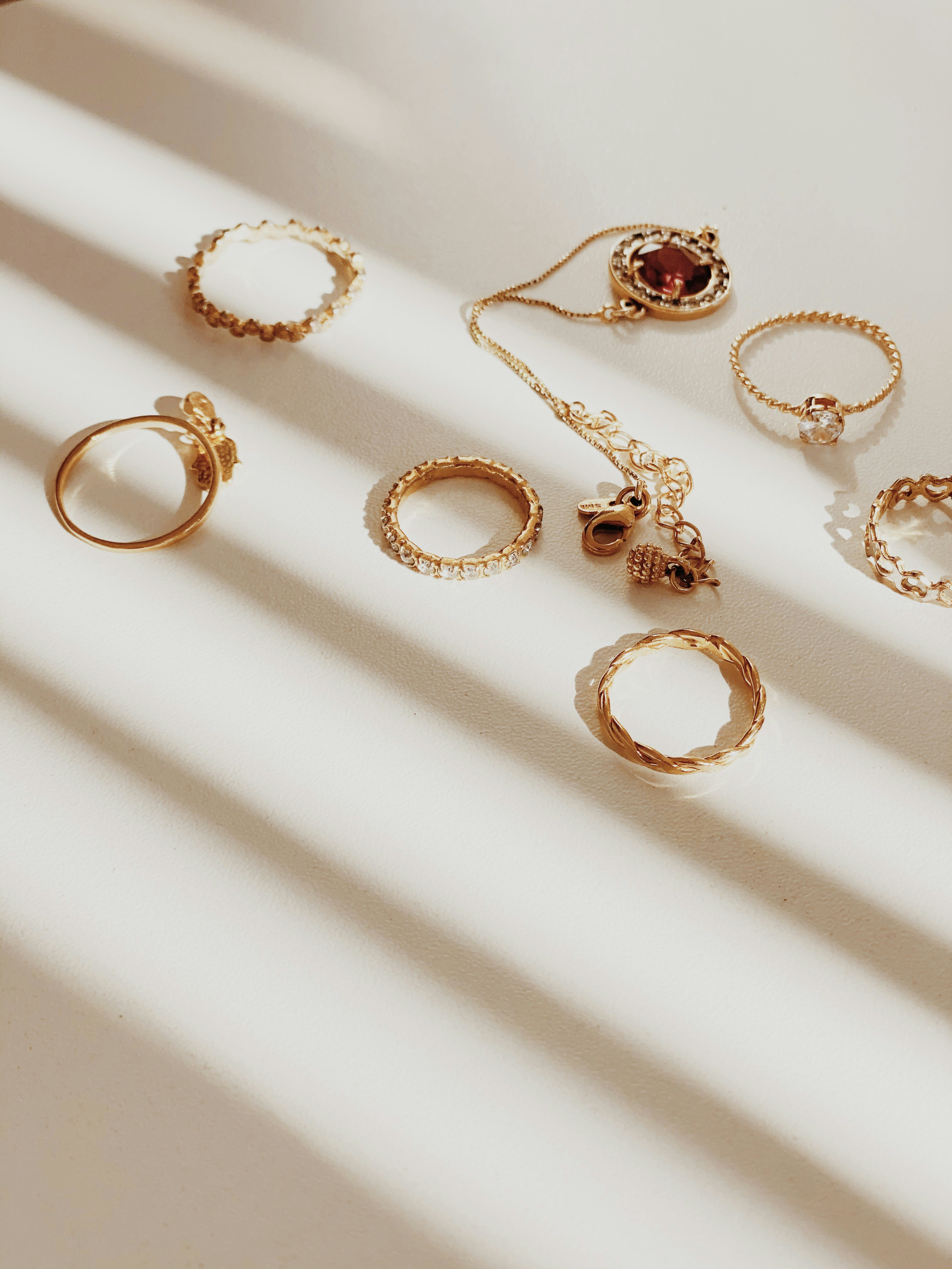 gold and silver beaded bracelet