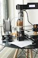 black and gray industrial machine