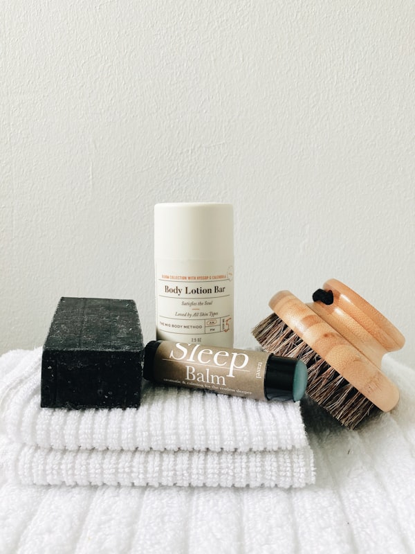 Luxury hotel bathroom amenities