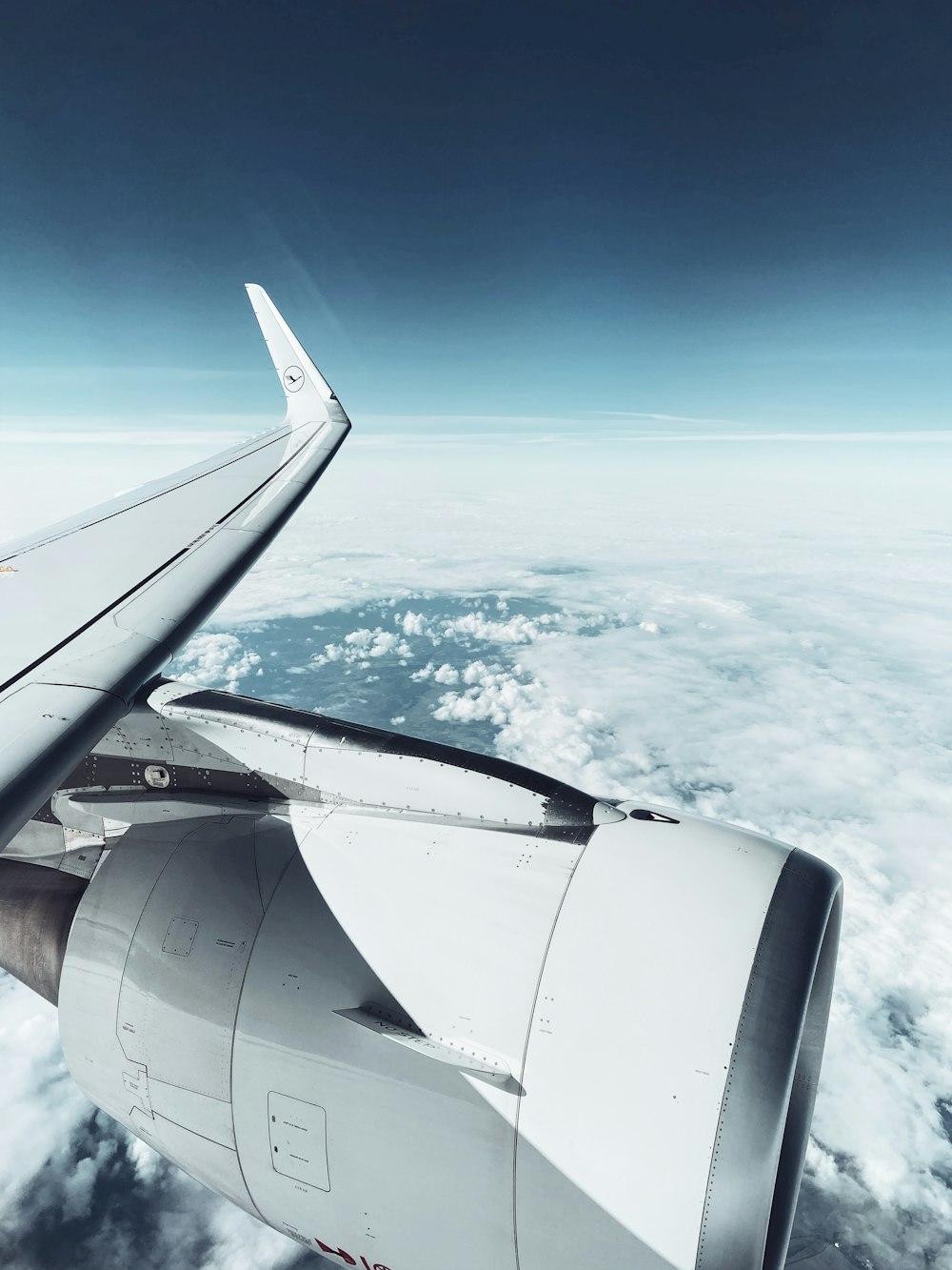 white and blue sky during daytime