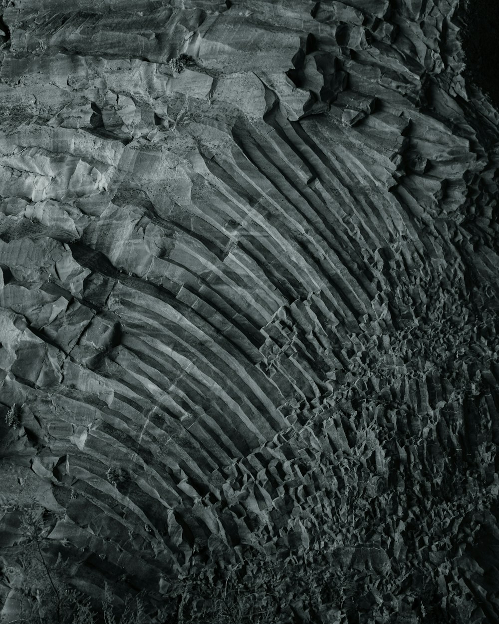 grey and black stone wall