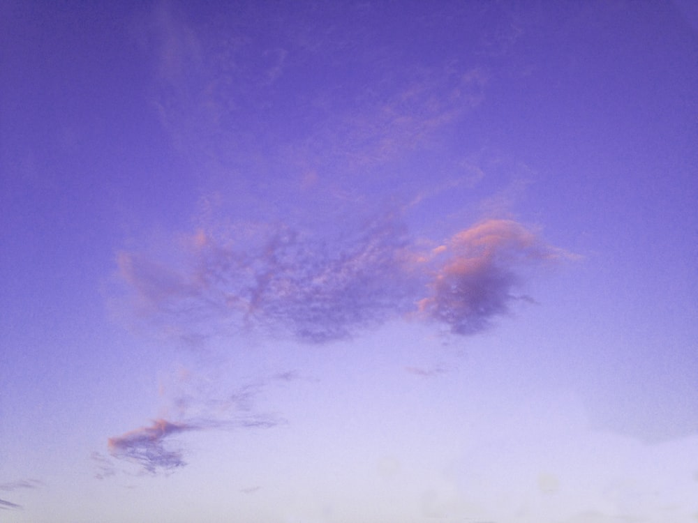 blue and white cloudy sky