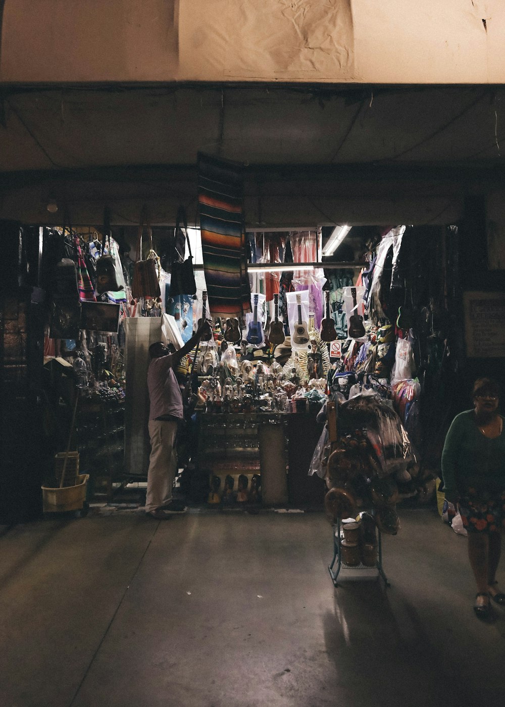 people walking on market during daytime