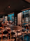 An inviting café with patrons enjoying coffee and freshly prepared meals.