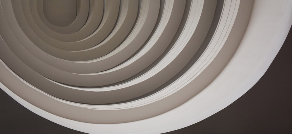 white and brown round ceiling