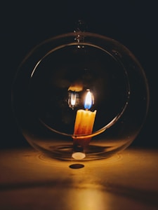 Celestial Amber Candle