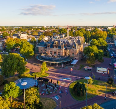 aerial view of park during daytime