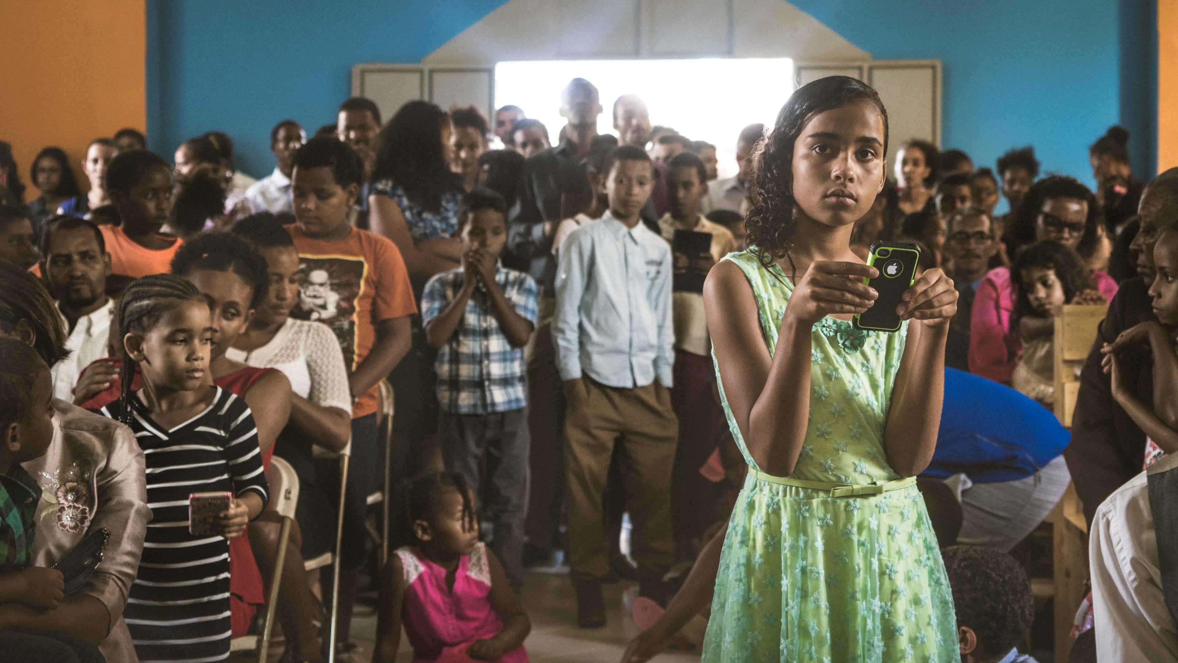Congregation during a church service