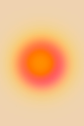 yellow and orange sun illustration