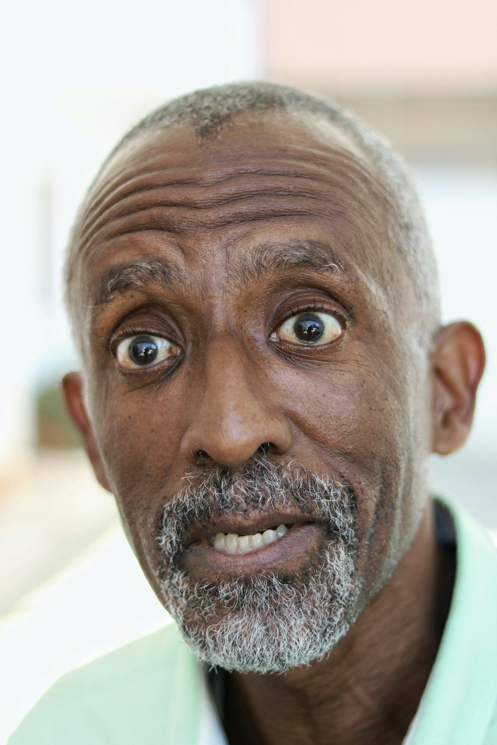 man in white collared shirt