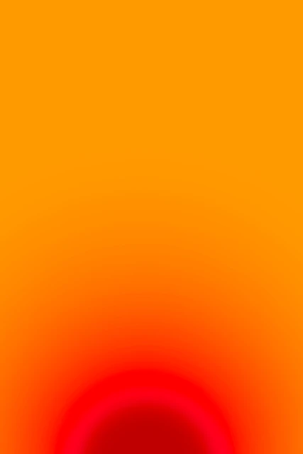 orange and blue abstract painting