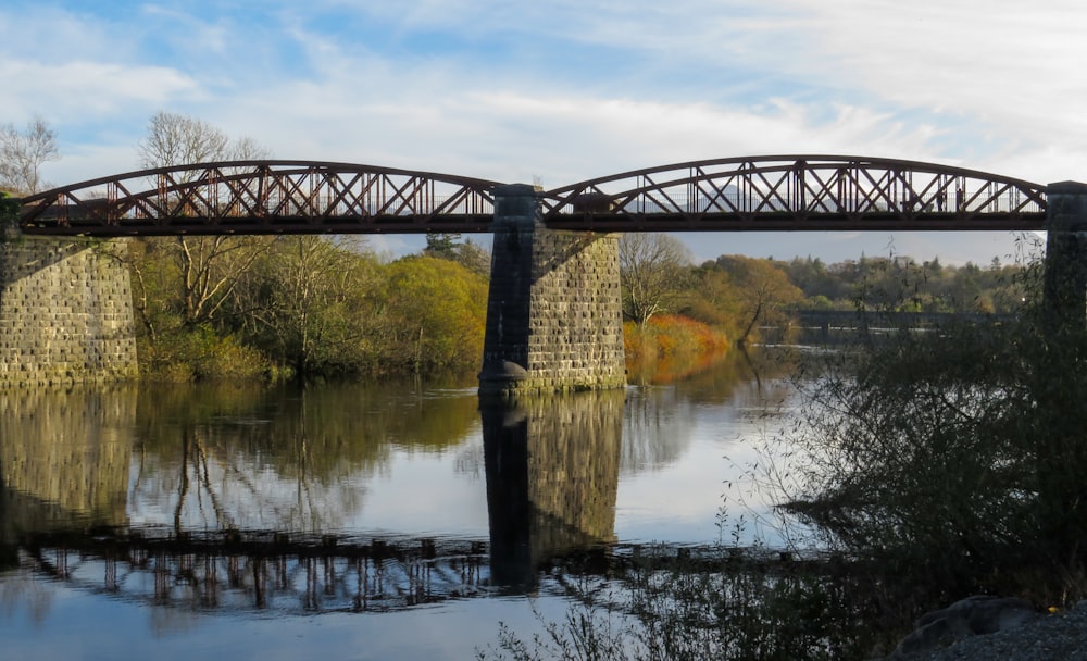 brown concrete bridge over river during daytime