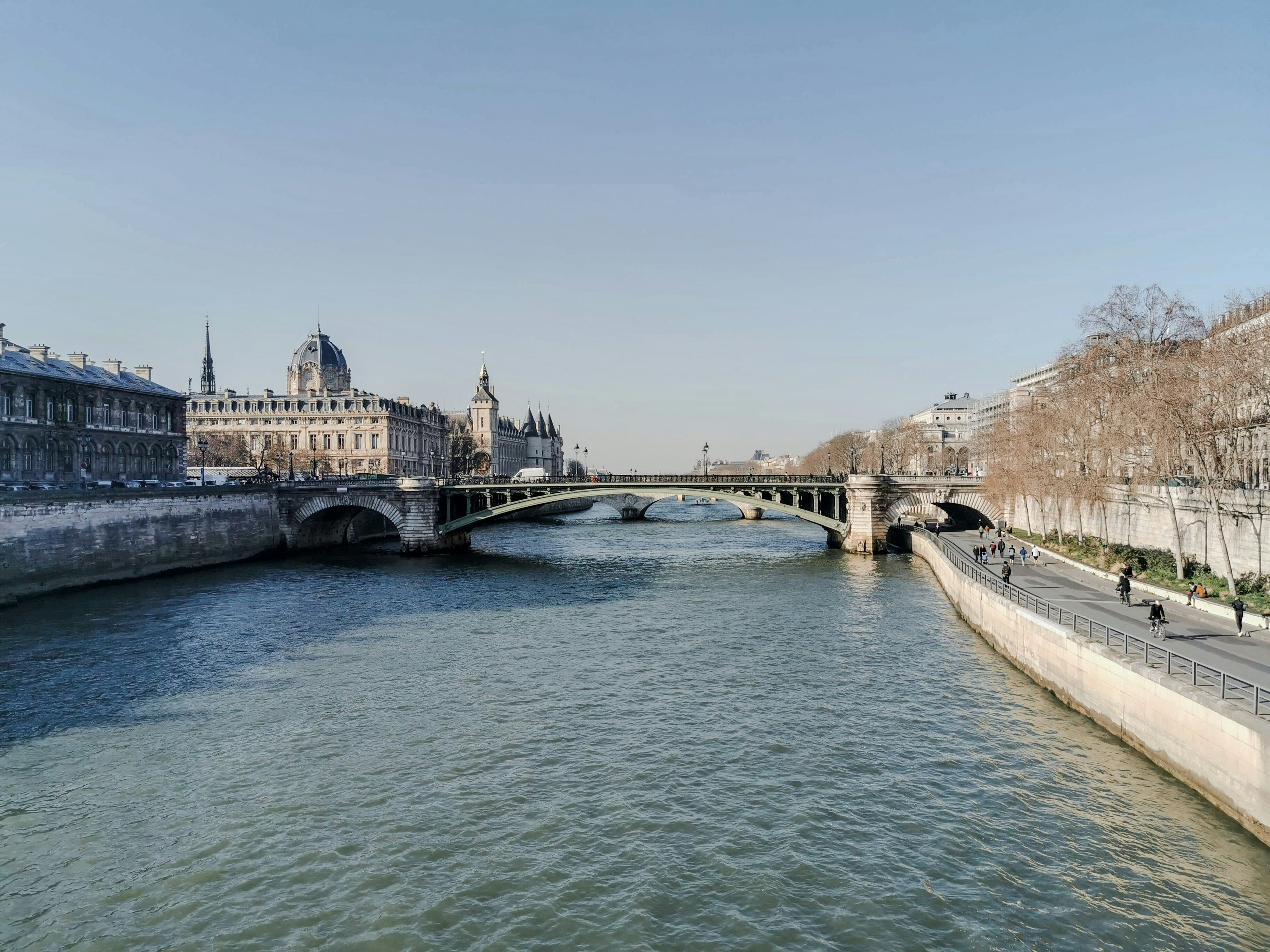 bridge over river during daytime