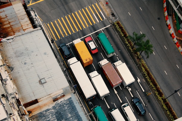 cars parked on parking lot during daytime