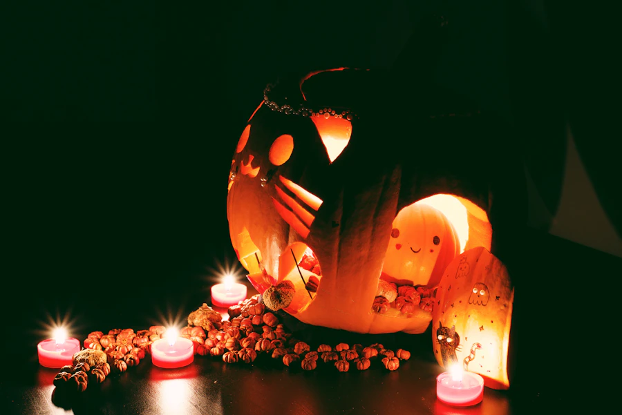 Illustrative Halloween and autumn photo