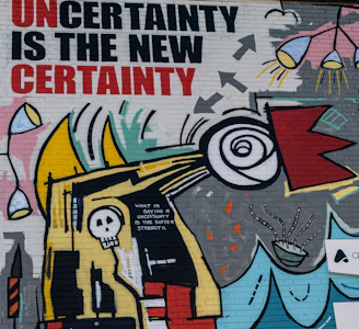 a mural painted on the side of a building