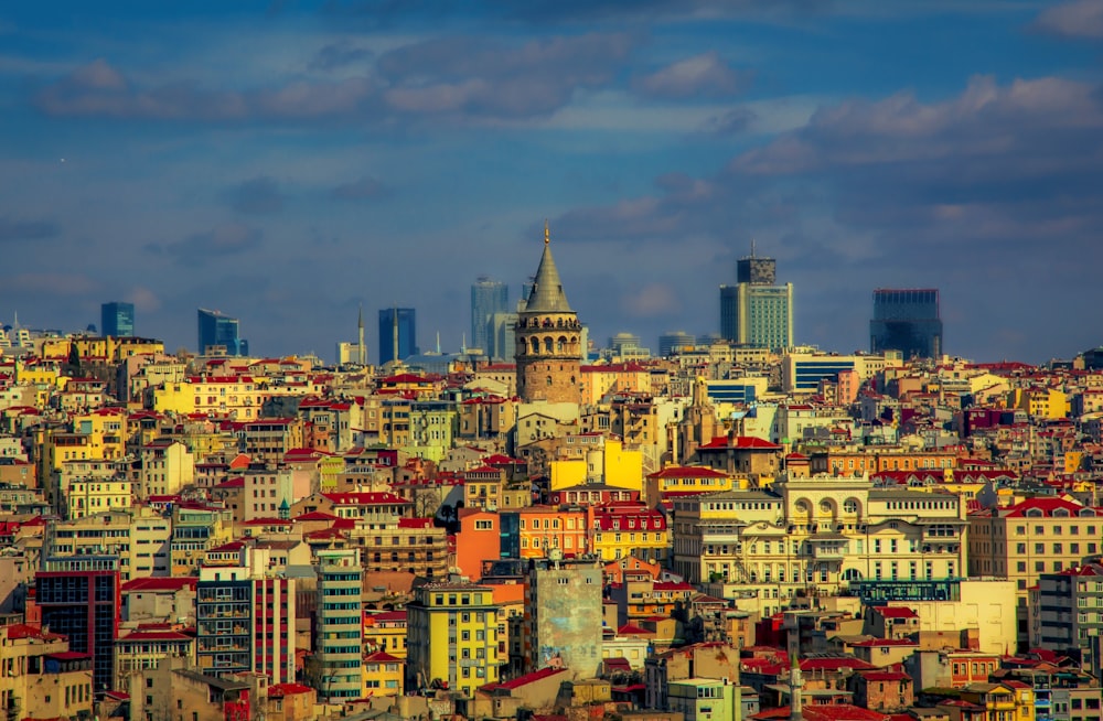 city with high rise buildings under blue sky during daytime