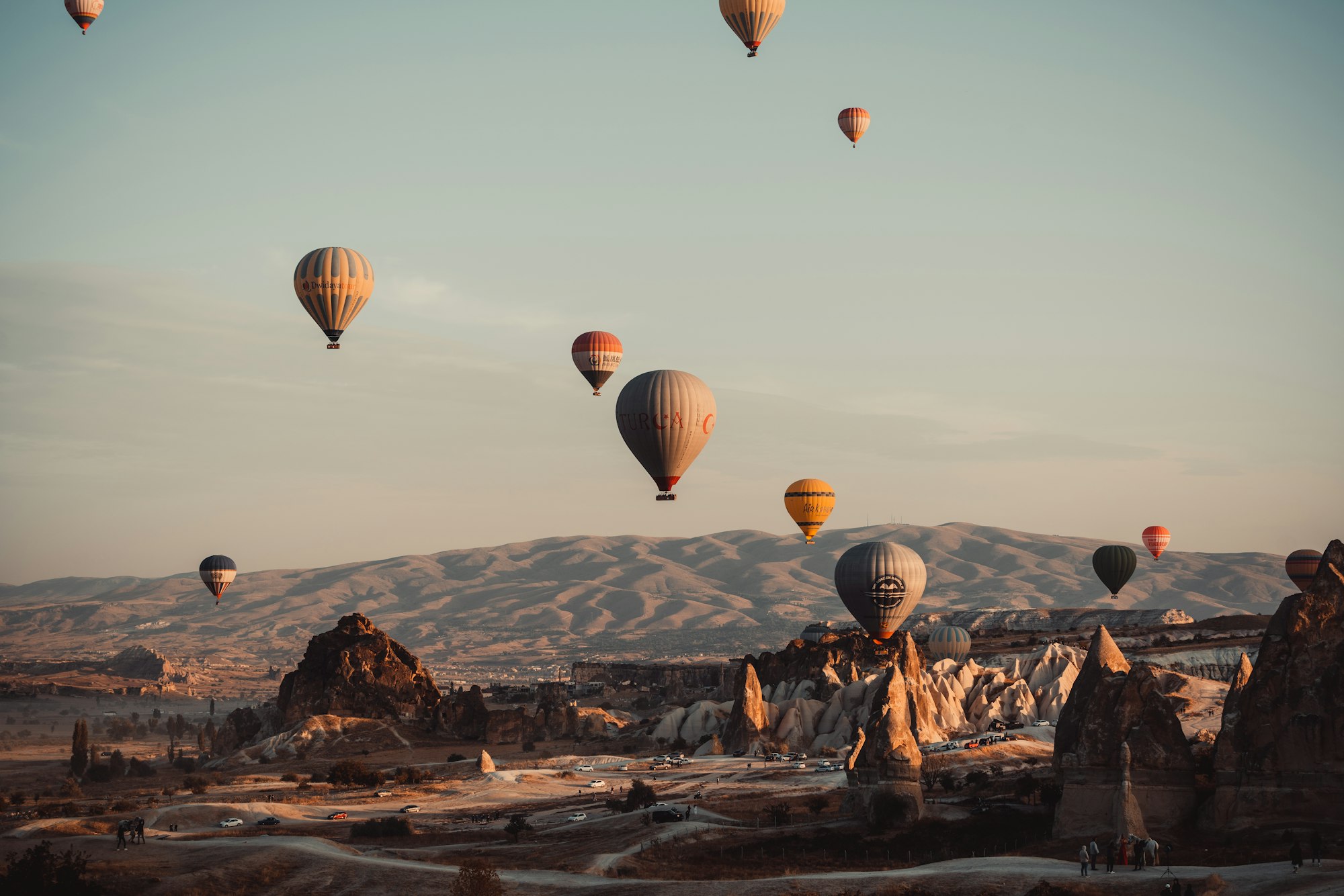 hot air balloons in the sky during daytime
