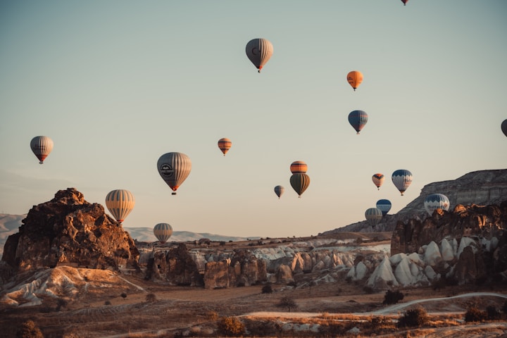 Cappadocia, Turkey Hot Air Balloon Ride at Sunrise