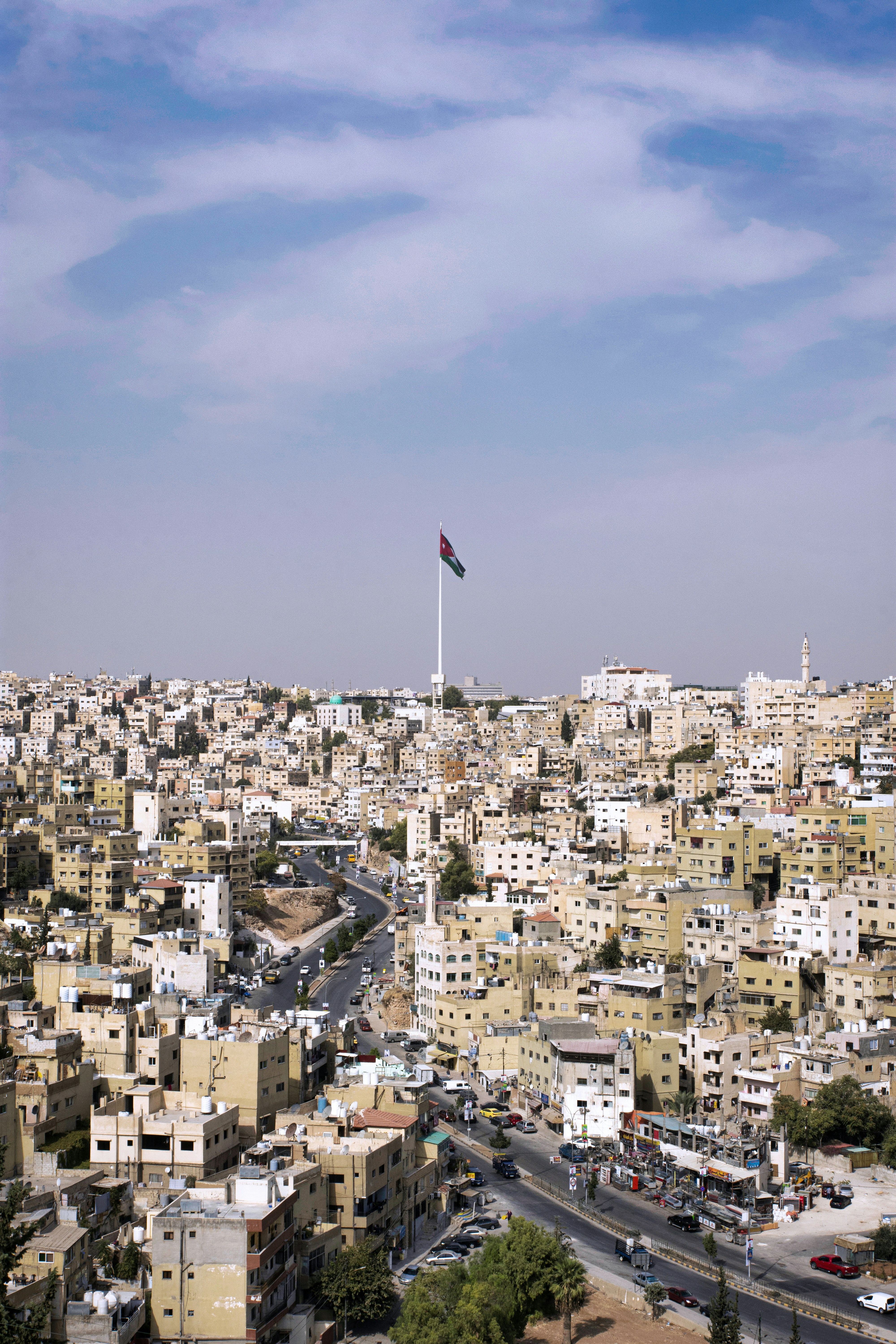 View for Amman city from Amman Citadel