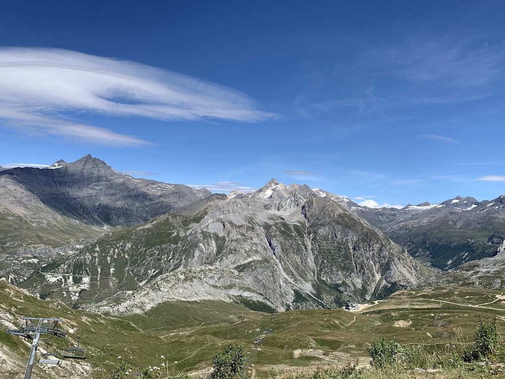 green and gray mountain under blue sky during daytime