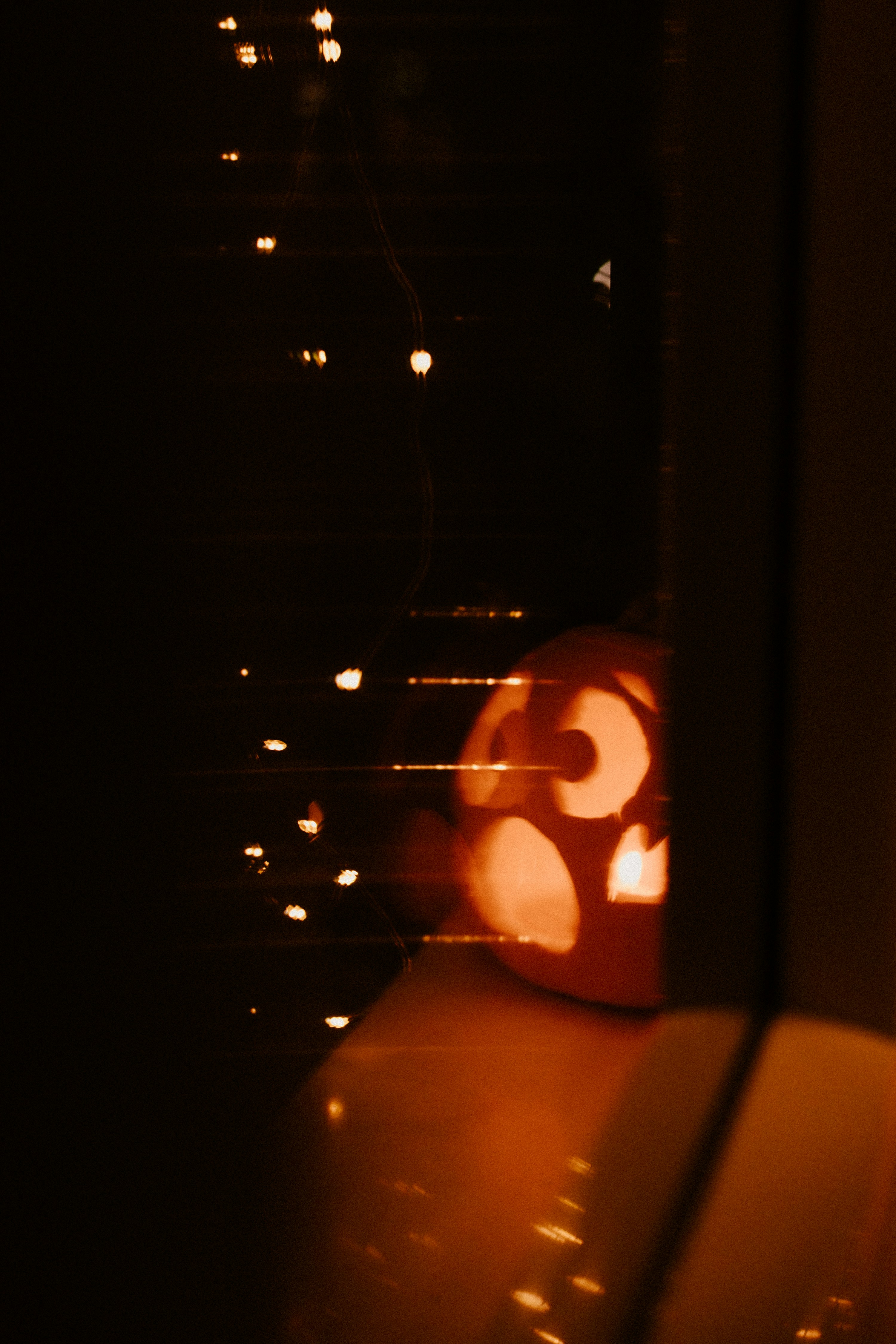 Jack O Laterne am Fenster