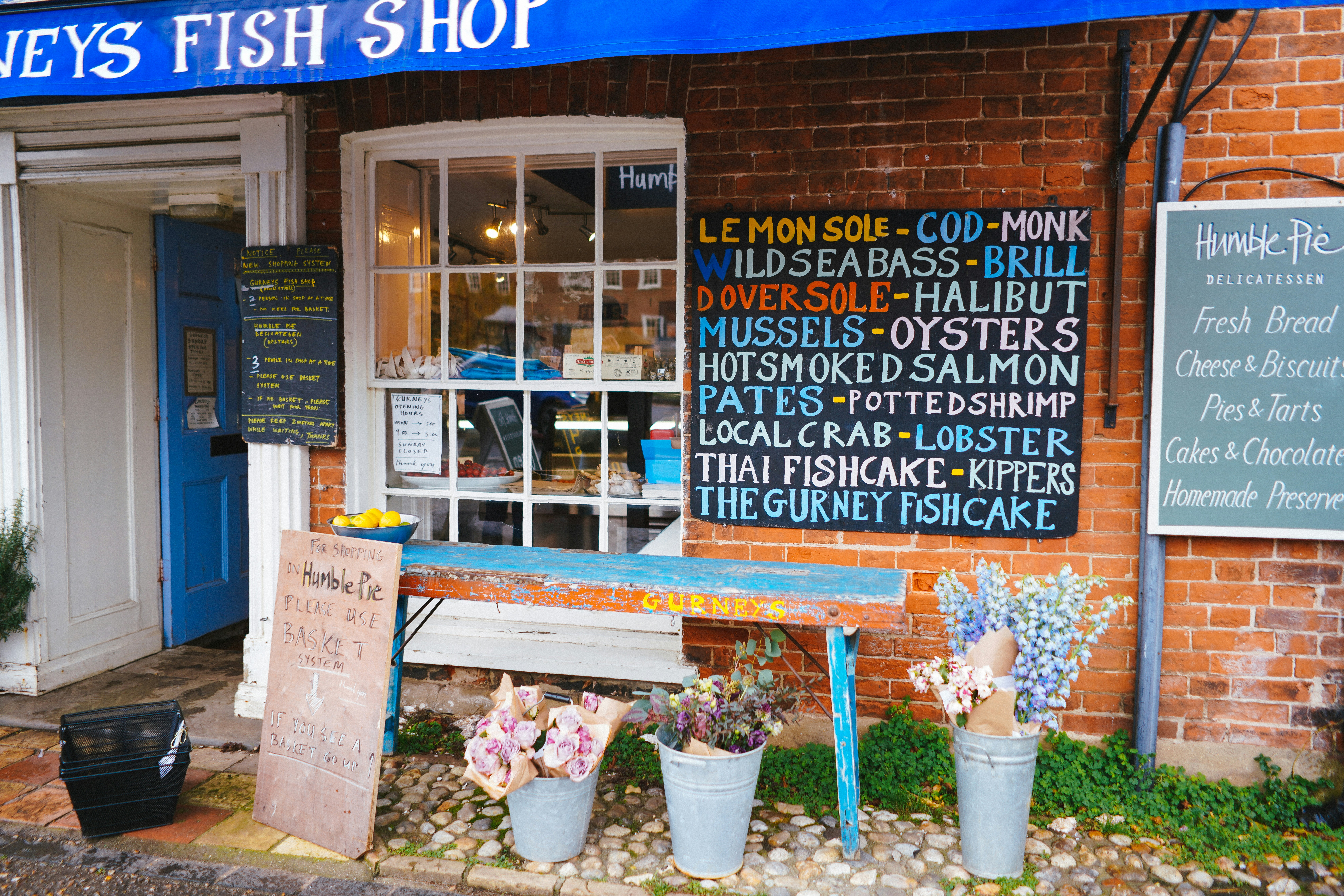 Fish shop sign