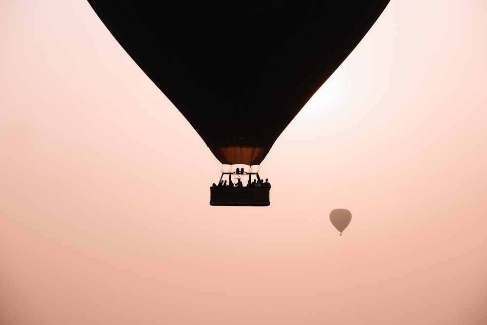 hot air balloons in the sky