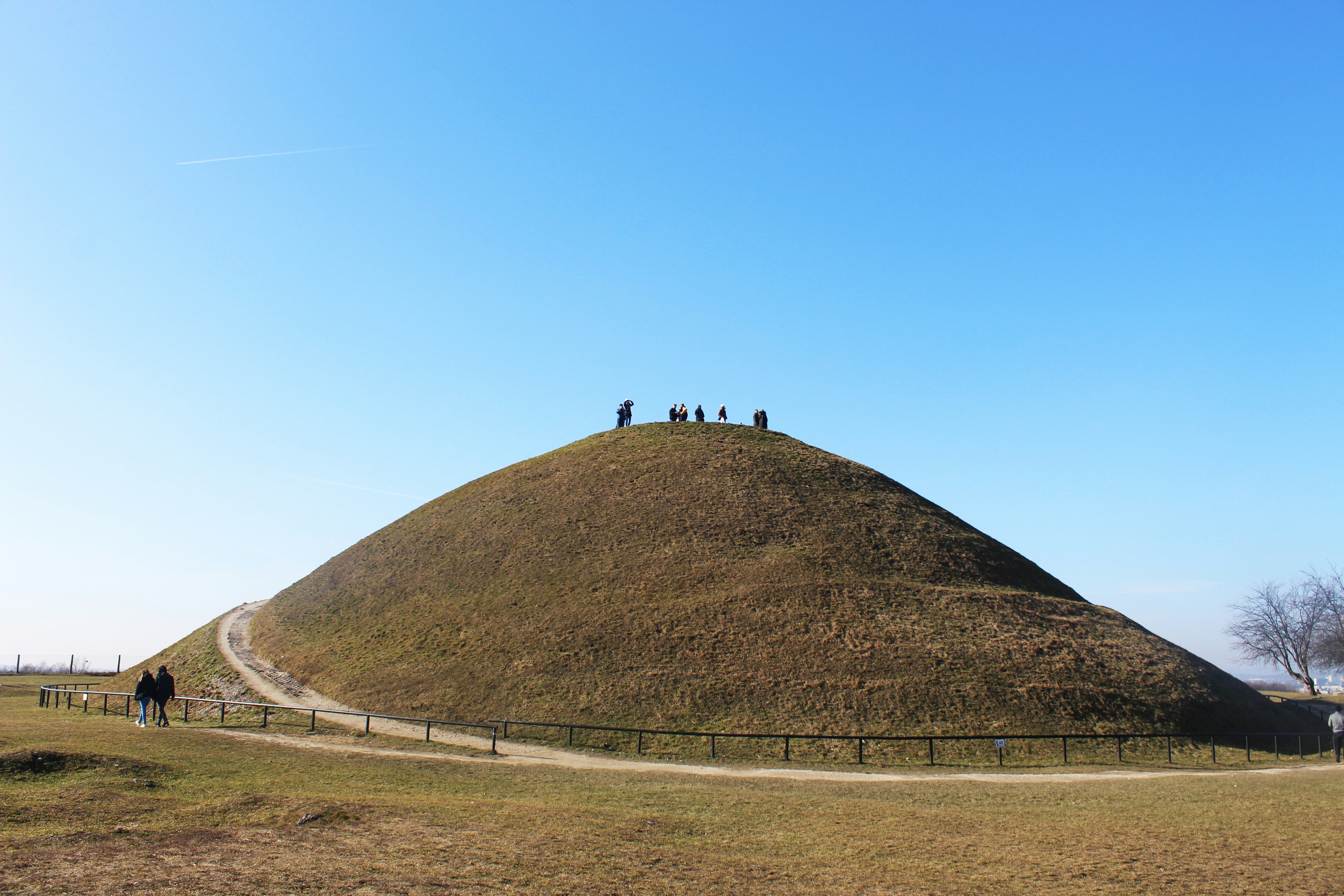 brown mountain under blue sky during daytime
