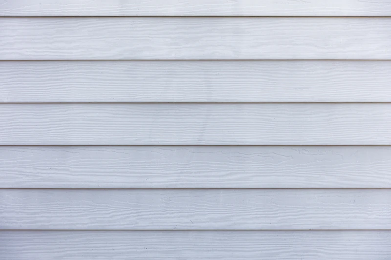 Close-up of house siding installation