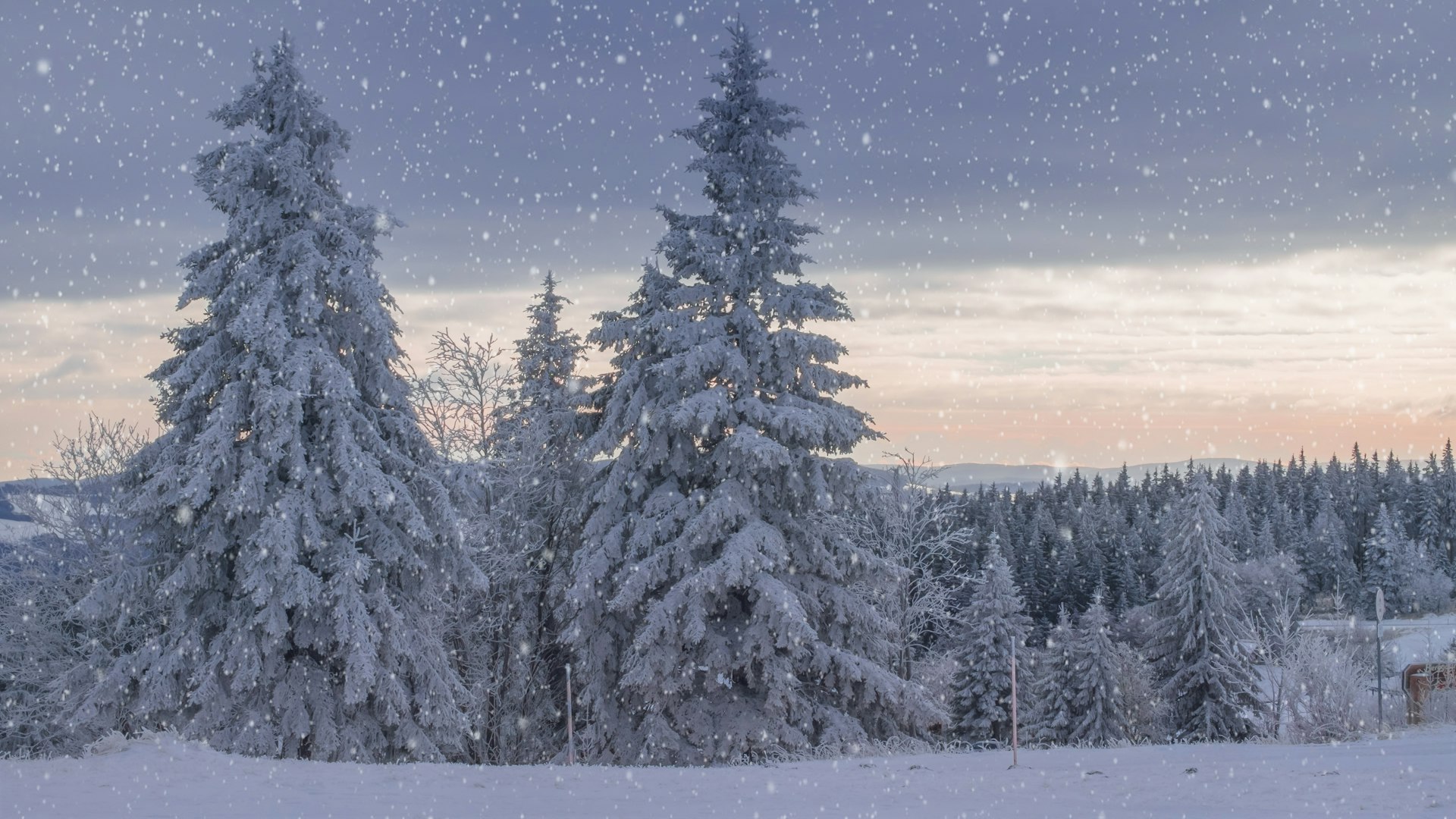 Winterlandschaft in Monschau