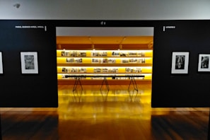 Organized photo gallery showcasing local business branding.