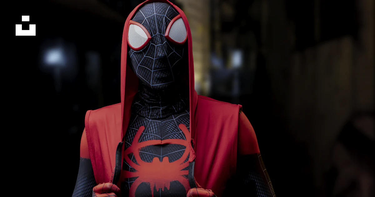 Spider Man Rouge Déguisement Spider Man rouge et noir photo – Image gratuite de Richmond ...