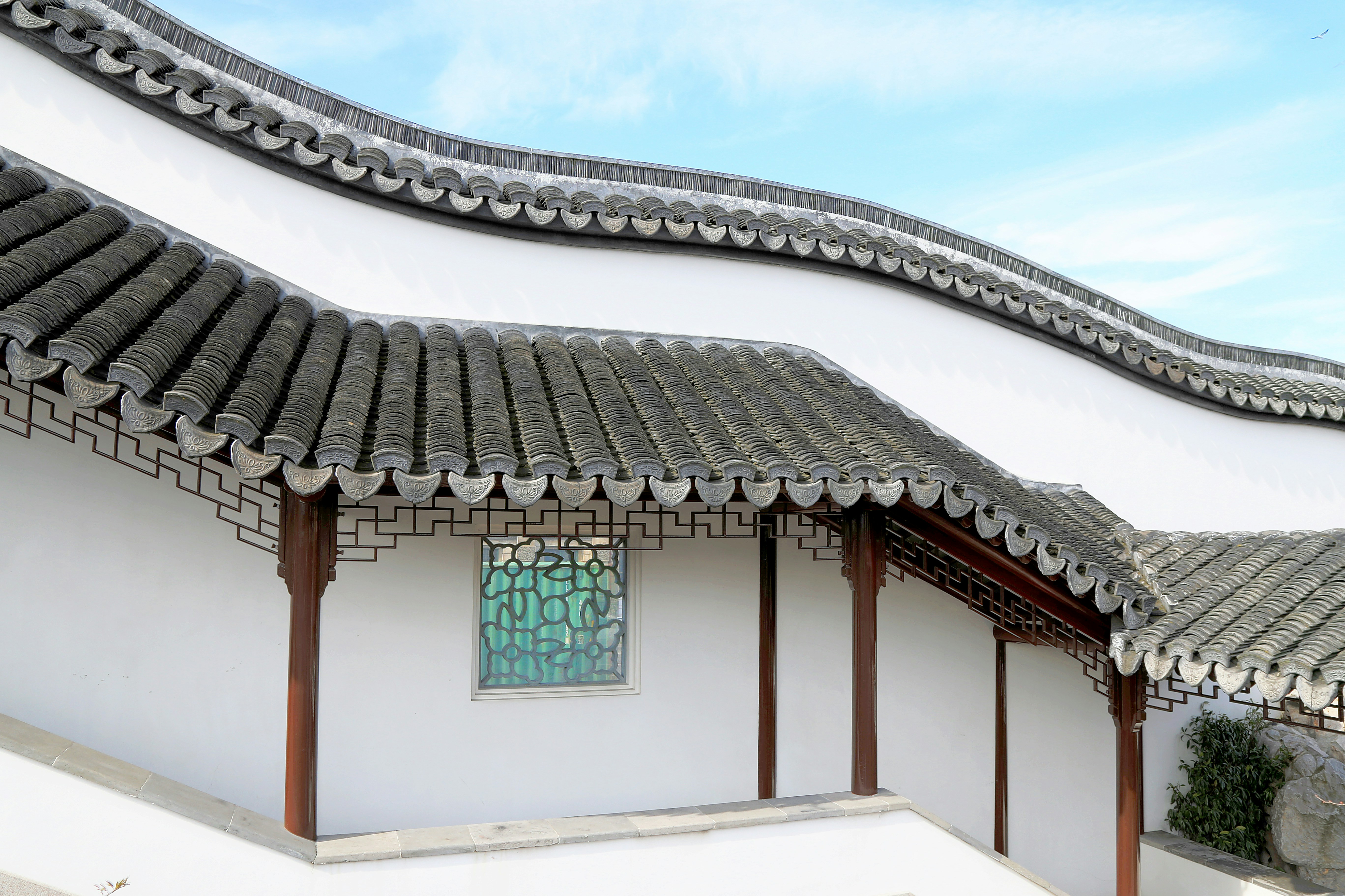 white and brown concrete house