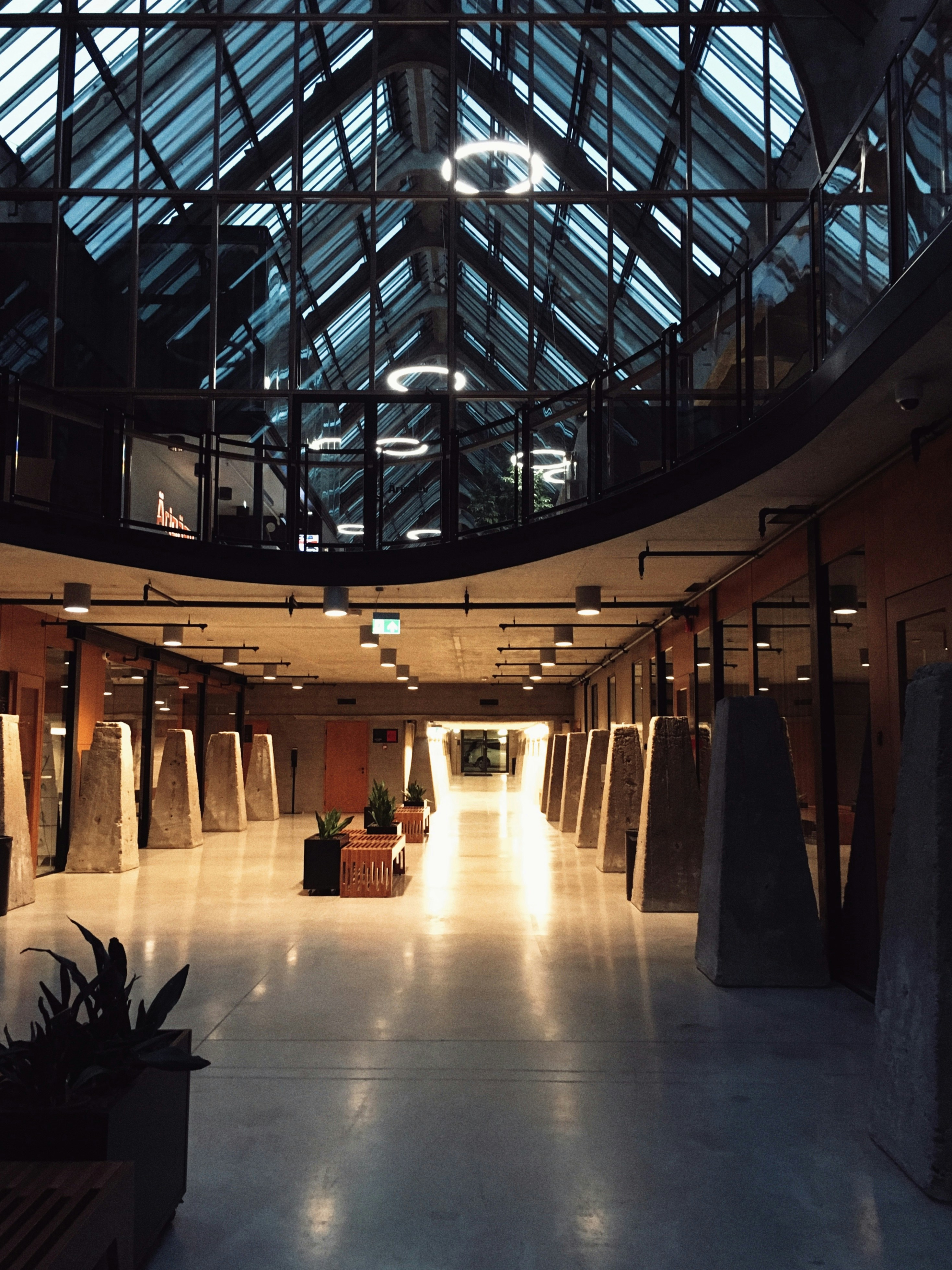 people walking on white concrete floor