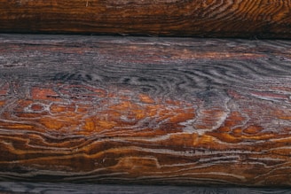 brown and black wooden surface