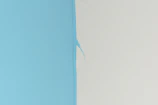 blue textile on white surface