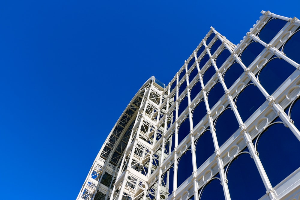 white metal frame under blue sky during daytime