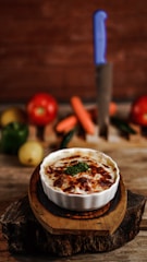 white ceramic bowl with soup