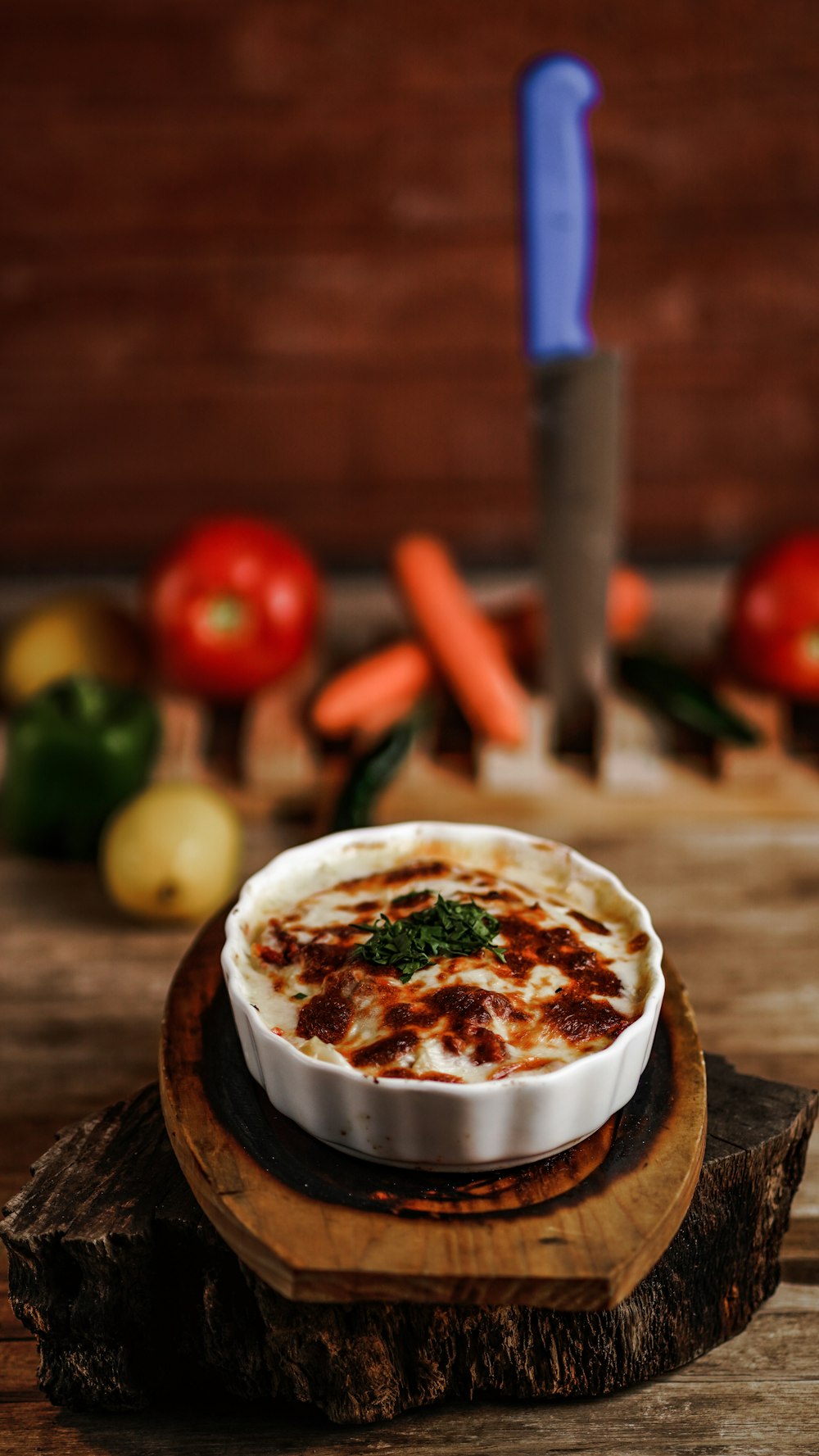 white ceramic bowl with soup