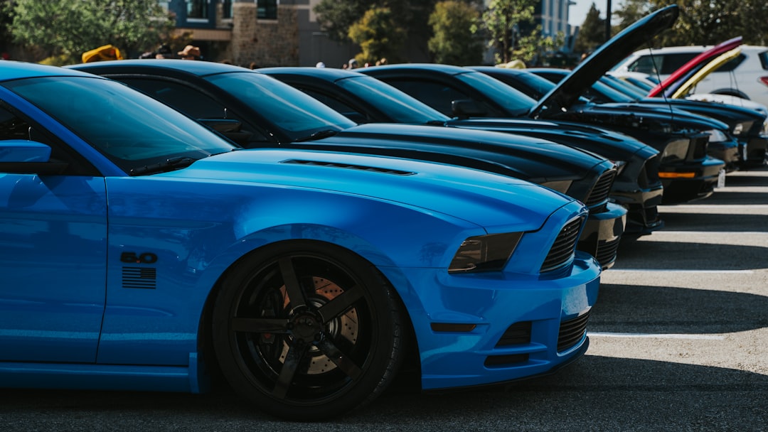 blue bmw m 3 coupe