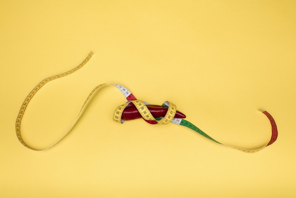 green and red beaded necklace