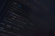 A computer screen displays a portion of source code written in a programming language. The code includes comments and conditional statements, with particular emphasis on credential management.