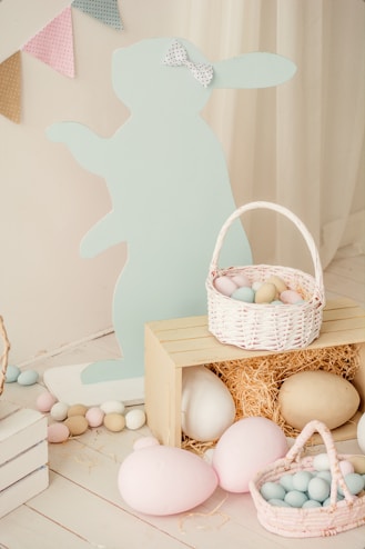 brown egg on brown wooden basket