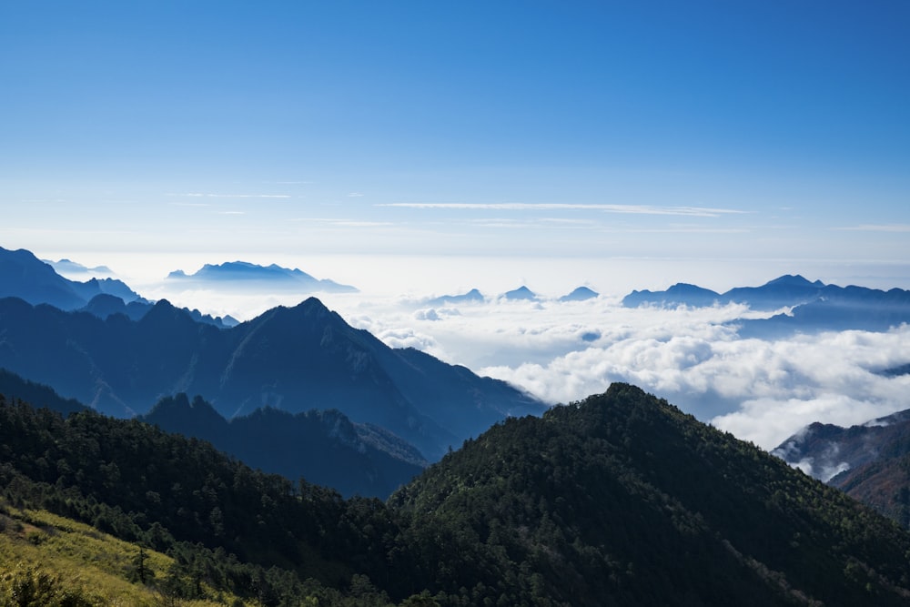 green mountains under blue sky during daytime