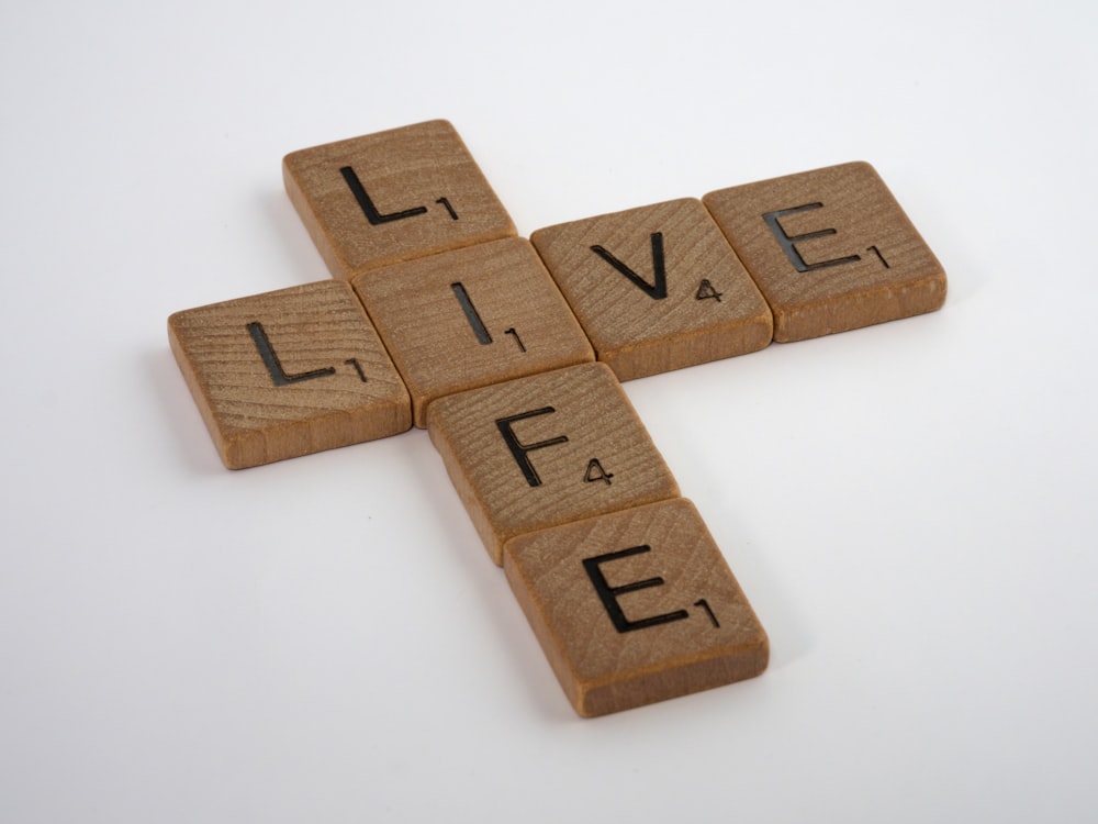 brown wooden blocks on white surface